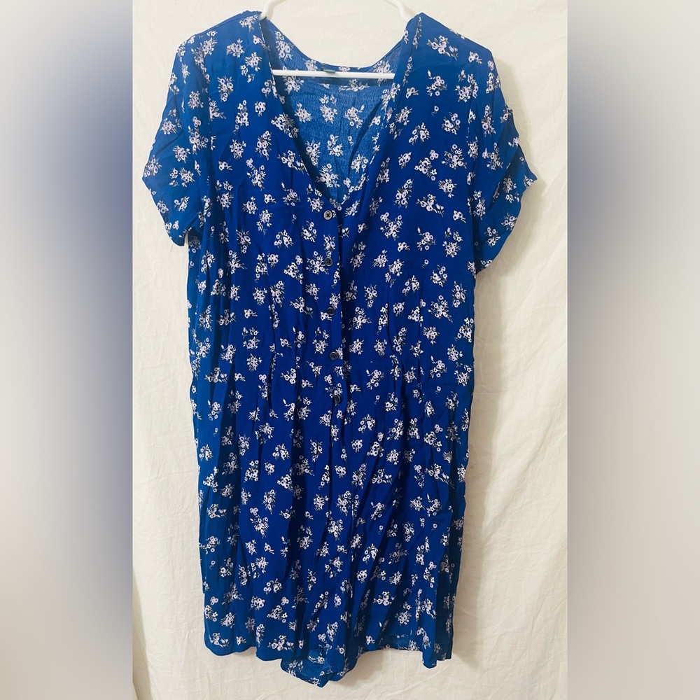 Wild Fable Blue Floral Romper